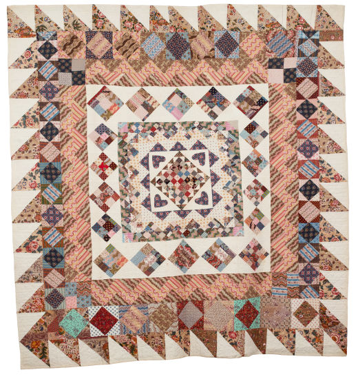 Hearts Frame Quilt 