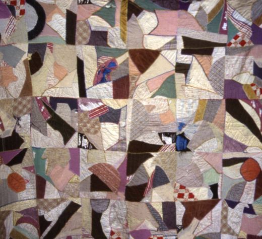 Cotton and Wool Crazy Quilt