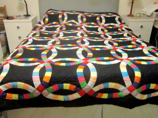 A wedding quilt for Lorna and James