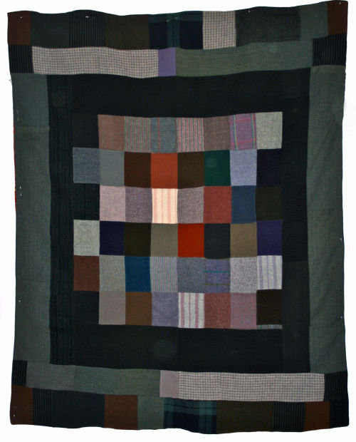 Thirties Wool Samples Coverlet, made in Edinburgh