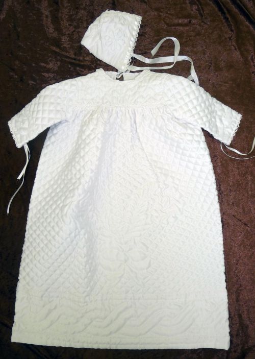 Christening gown and cap